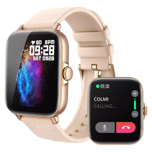 Smartwatch Colmi P28plus. Notifica llamadas. DORADO