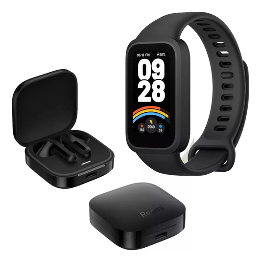 Xiaomi Smartband 9 Active Y Audífonos Xiaomi Buds 6 Active