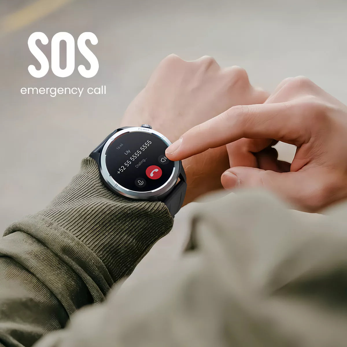 Haylou Solar Neo Smartwatch 1.53 Pantalla Hd Bluetooth 5.3 Con Llamadas Impermeable Ip68 Botón Giratorio Notificación Inteligente De Mensajes, Ls21, Plateado