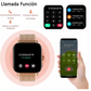 Smartwatch Reloj Inteligente Mujer Y13 DORADO metal.Llamadas Bluetooth, Rastreador de Actividad,Deportes, Notificaciones